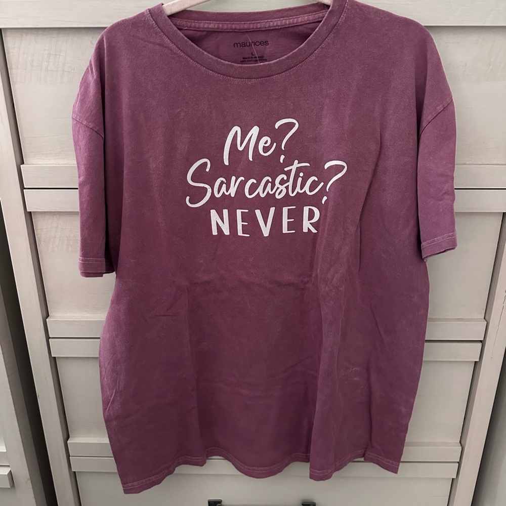 Maurice’s Women's Playful Graphic Tee - Purple